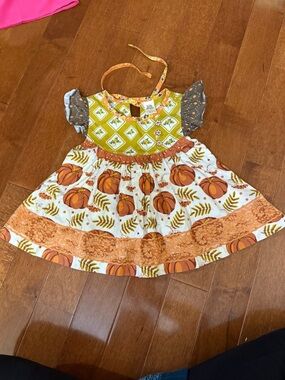 Wildflowers Pumpkin & Lace Tunic